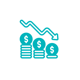 財源不足 イメージアイコン